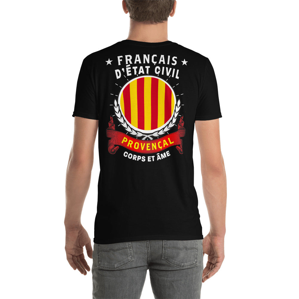 T-shirt Provence gris foncé - Corps et âme avec fierté
