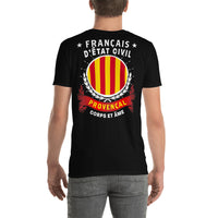Thumbnail for T-shirt Provence gris foncé - Corps et âme avec fierté