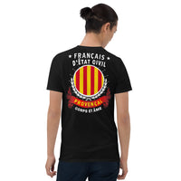 Thumbnail for T-shirt Provence noir - Corps et âme avec nostalgie