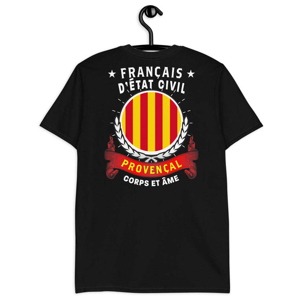 T-shirt Provence blanc - Corps et âme avec humour