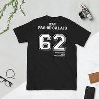 Thumbnail for T-shirt Pas de Calais 62 noir - Fierté locale et humour
