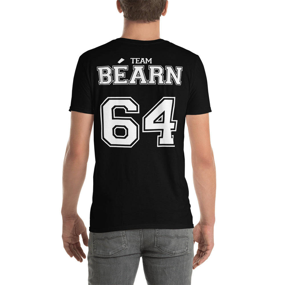 T-shirt Béarn 64 bleu marine - Fierté locale avec humour