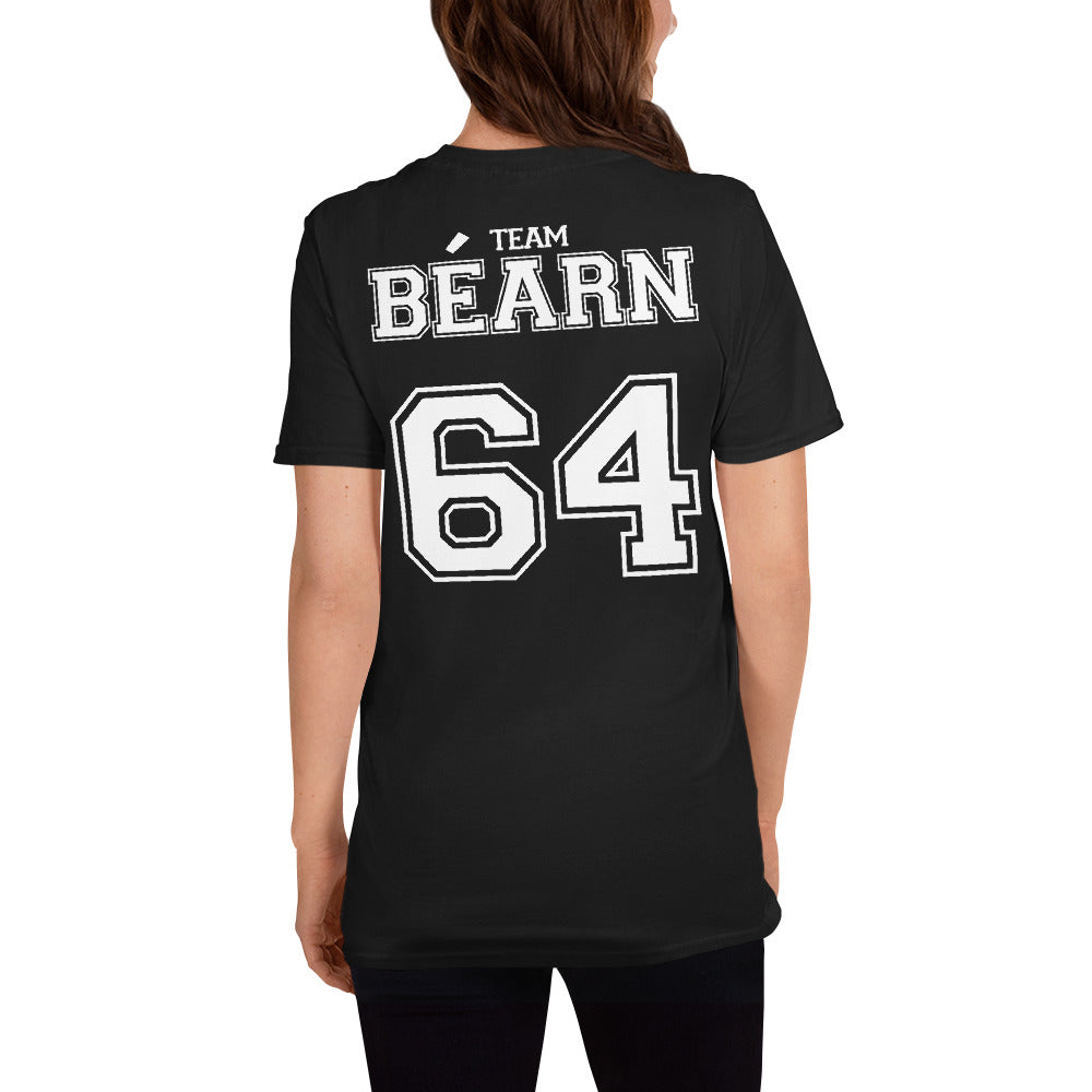 T-shirt Béarn 64 gris foncé chiné - Fierté locale avec humour