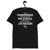 Thumbnail for Champenois je ne ferme pas ma gueule version imprimé dos - T-shirt standard