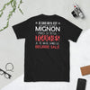 T-shirt Bretagne noir - Mignon mais attention au beurre salé