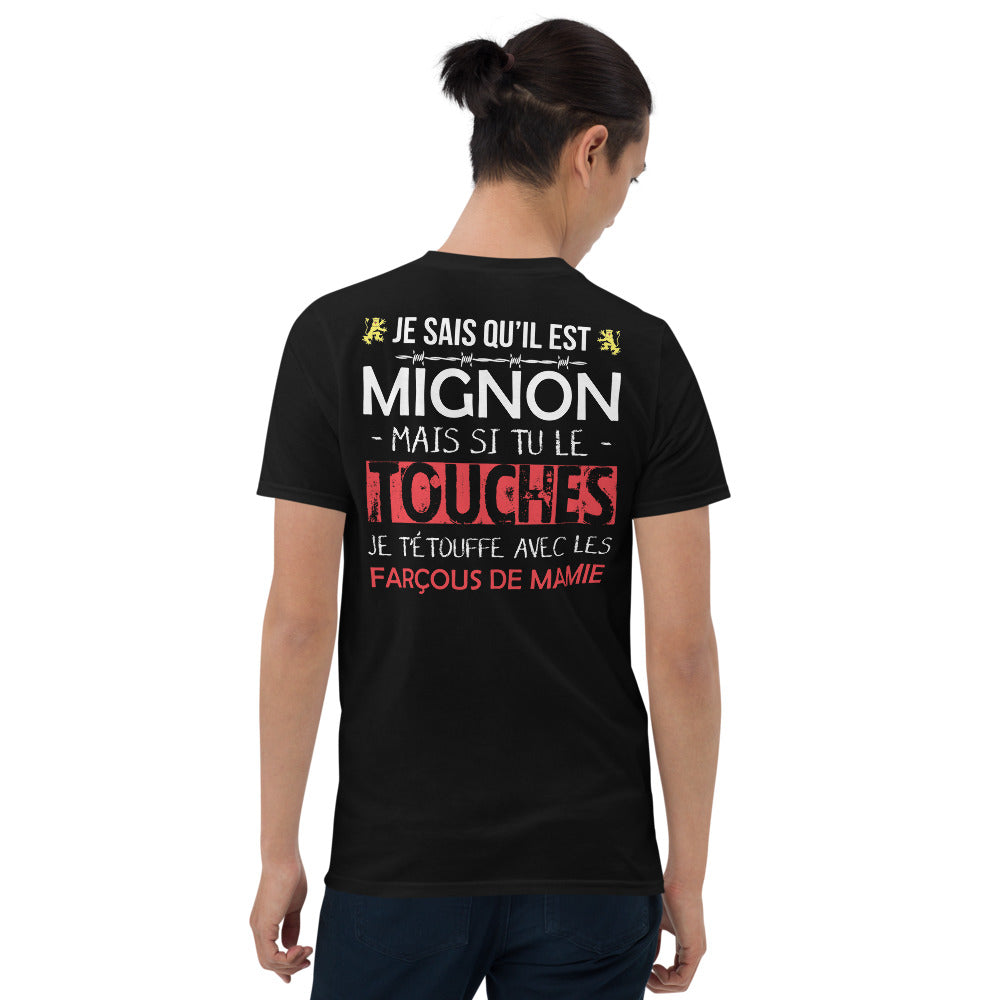 T-shirt Aveyron bleu marine - Amour et fierté en coton doux