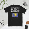 T-shirt Franche Comté noir - Allons enfants de la Comté