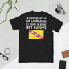 T-shirt Lorraine noir - Allons enfants de la Lorraine