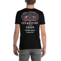 Thumbnail for T-shirt Bretagne gris foncé - Les Bretons ne vont pas en Enfer