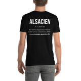 Alsacien définition humour - T-Shirt standard impression DOS