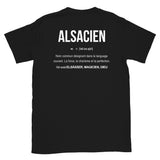 Alsacien définition humour - T-Shirt standard impression DOS