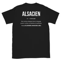 Thumbnail for Alsacien définition humour - T-Shirt standard impression DOS