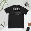 T-shirt Lotois noir - Définition humoristique des lotois