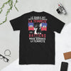 T-shirt Haïti noir - Les Haïtiens répondirent nous somme la tempête