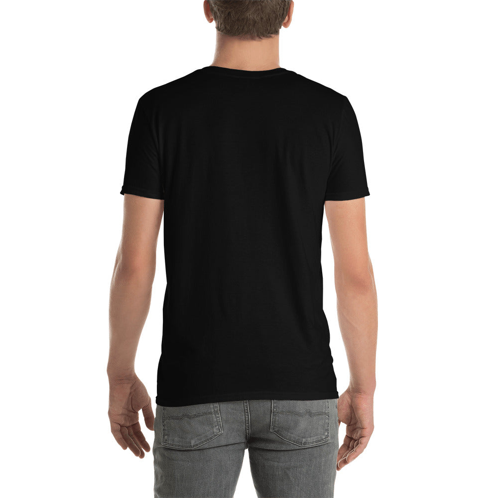 T-shirt humoristique noir dos - L'homme, le mythe, la légende