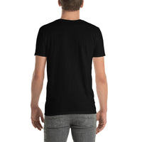 Thumbnail for T-shirt humoristique noir dos - L'homme, le mythe, la légende