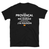 T-shirt Provence gris sport - Je suis Provençal, je ne ferme pas ma gueule