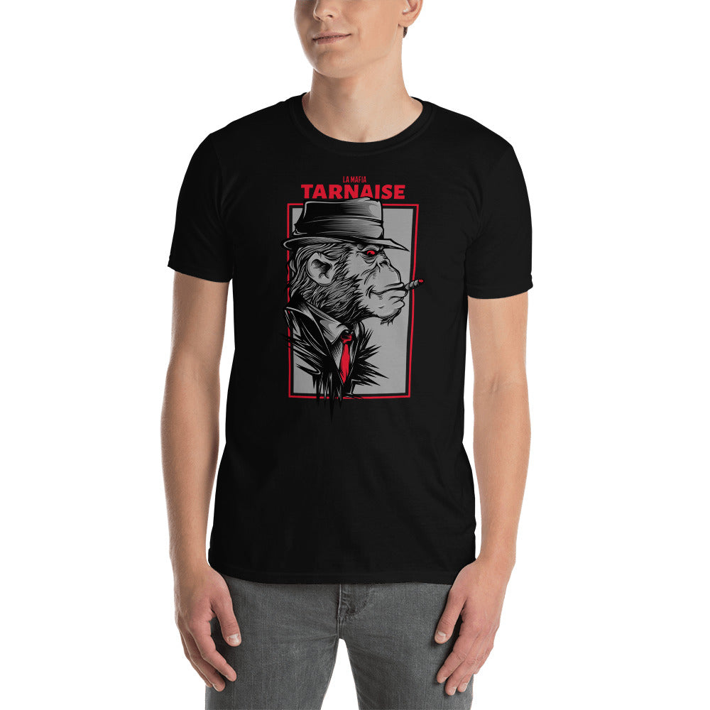 T-shirt Tarnais bleu marine - design graphique humoristique