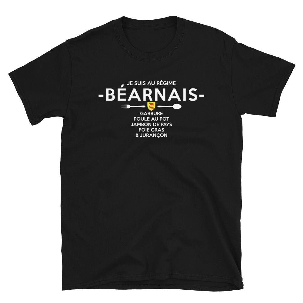 T-shirt Béarn noir - Garbure et fierté locale