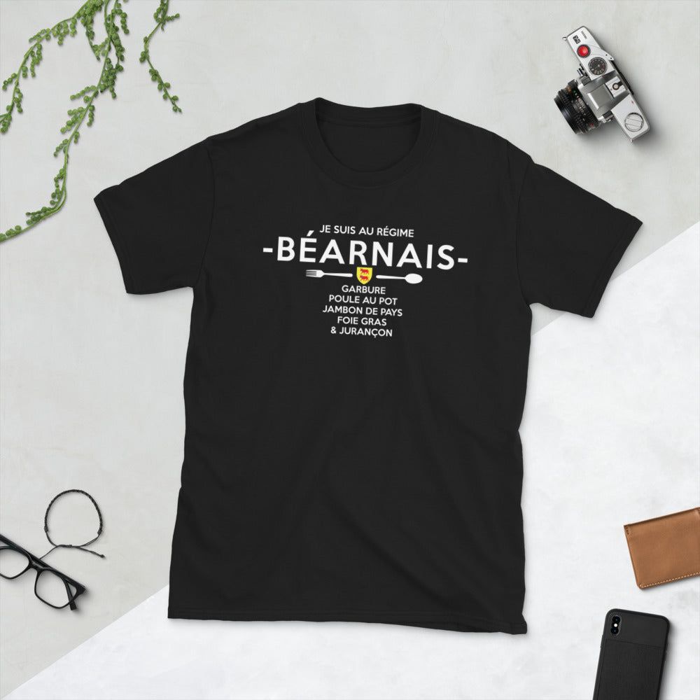 T-shirt Béarn noir dos - Garbure et fierté locale