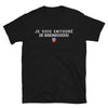 T-shirt Charente noir - Je suis entouré de baignassous
