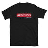 T-shirt Ardéchois noir - Fier de l'être avec humour