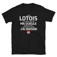 Thumbnail for T-shirt Lotois noir - Je ne ferme pas ma gueule