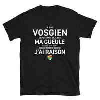 Thumbnail for T-shirt Vosgien noir - Je ne ferme pas ma gueule