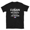 T-shirt Cuba noir - Cubain, je ne ferme pas ma gueule