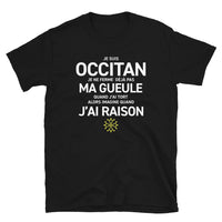 Thumbnail for T-shirt Occitan noir - Je ne ferme pas ma gueule