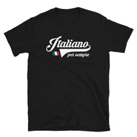 Thumbnail for T-shirt Italie noir - Italiano per sempre en italien