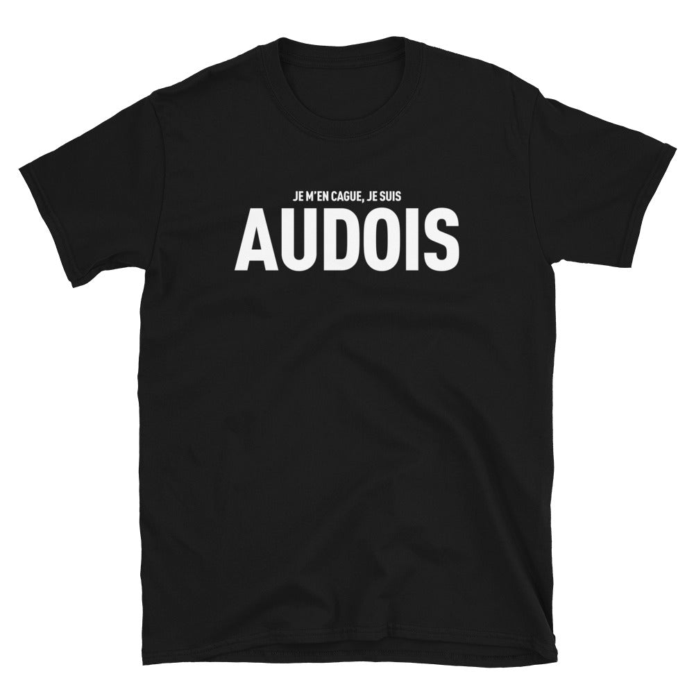 T-shirt Aude bleu marine - Je m'en cague je suis Audois