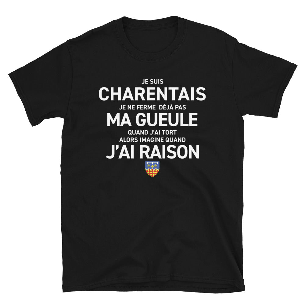 Charentais je ne ferme pas ma gueule - T-shirt Standard - Ici & Là - T-shirts & Souvenirs de chez toi