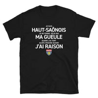 Thumbnail for T-shirt Franche-Comté bleu marine - Je suis Haut-Saônois je ne ferme pas ma gueule