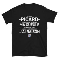 Thumbnail for T-shirt Picard bleu marine - Je suis Picard je ne ferme pas ma gueule
