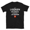 T-shirt Loire bleu marine - Je suis Ligérien je ne ferme pas ma gueule