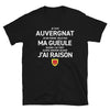 T-shirt Auvergnat bleu marine - Je ne ferme pas ma gueule