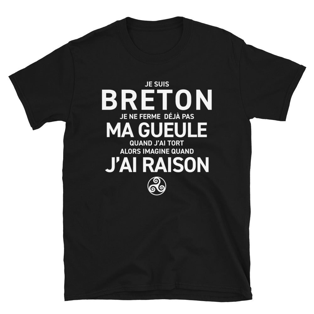 Breton je ne ferme pas ma gueule - T-shirt standard - Ici & Là - T-shirts & Souvenirs de chez toi