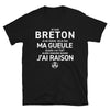 T-shirt Bretagne bleu marine - Je ne ferme pas ma gueule