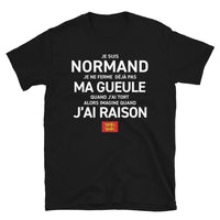 Thumbnail for T-shirt Normand bleu marine - Je ne ferme pas ma gueule
