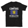T-shirt Franche-Comté noir - Un Comtois prend de la bouteille