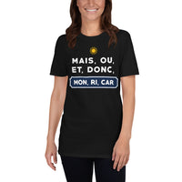 Thumbnail for T-shirt Sudiste bleu marine - Mais, Ou, et donc mon, ri, car