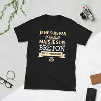 Thumbnail for T-shirt Bretagne noir - Je ne suis pas parfait mais fier