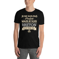 Thumbnail for T-shirt Bretagne bleu marine - Je ne suis pas parfait mais fier