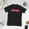 T-shirt Italie noir - Fierté et humour des origines