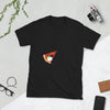 T-shirt Italie noir - Petite part de pizza père fils