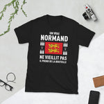 Un vrai normand prend de la bouteille - T-shirt standard - Ici & Là - T-shirts & Souvenirs de chez toi