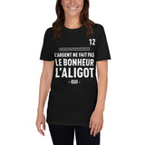 Aligot Bonheur - Aveyron 12 - T-shirt standard - Ici & Là - T-shirts & Souvenirs de chez toi