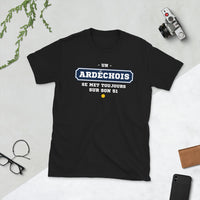 Thumbnail for Ardéchois 51 - T-shirt standard - Ici & Là - T-shirts & Souvenirs de chez toi