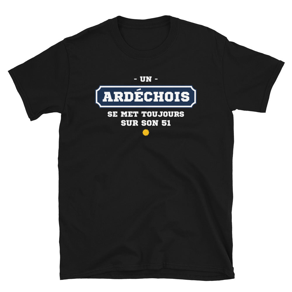 Ardéchois 51 - T-shirt standard - Ici & Là - T-shirts & Souvenirs de chez toi